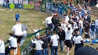 BFC Dynamo - VfB Oldenburg 0:2 (Tor Robert Zietarski zum 0:2 und Jubel/Support der VfB-Fans)