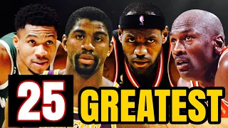 The 25 Greatest Players of All Time (PEAK ONLY)