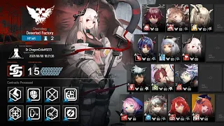 [Arknights] CC#3 Cinder Day 12 Deserted Factory Risk 15 (Max Risk): SP Struggle