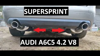 Supersprint - montuję nowe końcowe wydechy do Audi A6C5 4.2 v8 S6C5 czy będzie poprawa w brzmieniu?