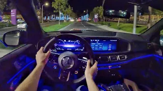 2024 Mercedes-AMG GLS 63 POV Night Drive (3D Audio)(ASMR)