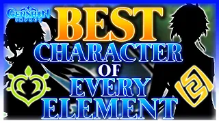 The BEST Character Of Each Element | Genshin Impact