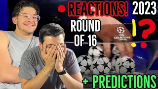 🚨LIVE REACTIONS + PREDICTIONS to ROUND OF 16 Champions League DRAW
