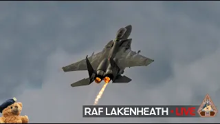 QUICK CLIMB THURSDAY Live Show - RAF Lakenheath USAFE 48FW F-15E& F-35E ACTION 23.03.23