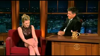 Scarlett Johansson @ Craig Ferguson   Awkward Pause