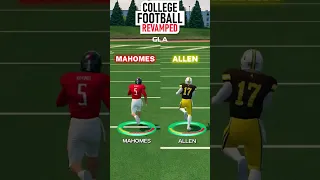 Patrick Mahomes vs. Josh Allen - NCAA Football 24 Race