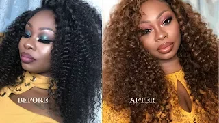 HOW I CHANGED THE COLOR OF MY CURLY HAIR/ FEAUTURING NADULA HAIR