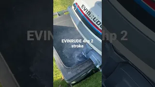 EVINRUDE 4hp 2 stroke outboard