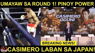 Pinoy PANALO via 1st Round KNOCKOUT sa Dubai! | Casimero BIBIDA sa Philippines vs Japan