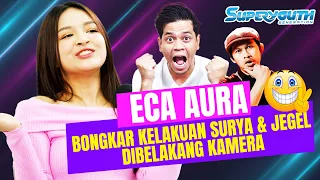 ECA AURA ”GANTUNGAN KUNCI" BUKA-BUKAAN SOAL SURYA & JEGEL DI BELAKANG KAMERA TALKPOD 😁 | #superyouth