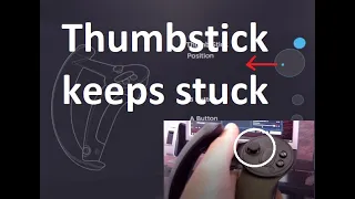 Valve Index: Knuckles thumbstick getting stuck