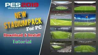 PES 2019 | Download & Install -  New Stadium Pack by MJTS for PC | Fujimarupes