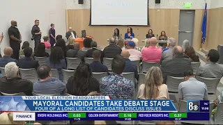 4 candidates take debate stage in City of Las Vegas mayoral race