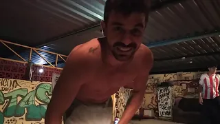 Powermove dois lados treining Bboy banana gangstar da roça