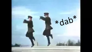 Soviet Army Dancing to Hard Bass (Subtitles)