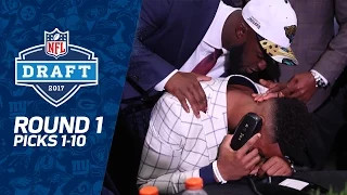 Picks 1-10: Multiple Trades, QB Surprises, & MORE! (Round 1) | 2017 NFL Draft | NFL