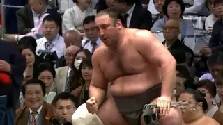 Tochinoshin vs Chiyomaru - Haru 2018, Day 14 [栃ノ心剛史 千代丸一樹]