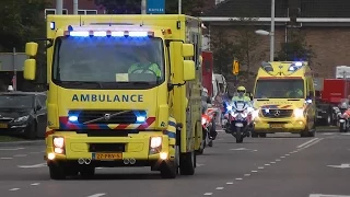 [Part 2] Grote Evacuatie VUMC Amsterdam Grote inzet Ambulance`s Brandweer en Politie