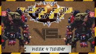 Blood Bowl Daily Highlight Game - Tuesday [Week 4] - "One game 8 injuries!?"