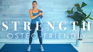 15 Minute Strength Training Workout for Seniors & Beginners // Osteoporosis Friendly