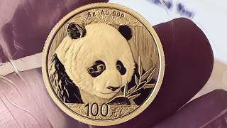 2018 A year to buy gold pandas again? | 2018 8g panda arrives