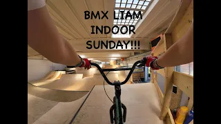 Riding an Indoor BMX skate park!!