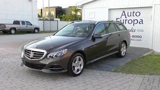 The Mercedes-Benz E Class Wagon is So Good it's the Last One Standing - 2014 E 350 Luxury Review