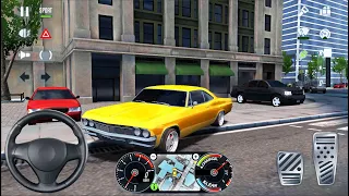 Taxi Sim 2020 #18 - Yellow Muscle Car Cab Driver New York City Driving Android Gameplay