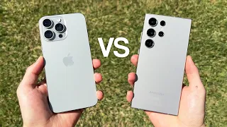 iPhone 15 Pro Max vs Galaxy S24 Ultra - QUE DIFERENCIA!