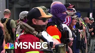 Armed U.S. 'Militia' Groups Increase Their Visibility | Morning Joe | MSNBC