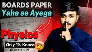 Physics Paper Yaha se Ayega 😱✅ Chapterwise Weightage for Class 12 Boards 2023-24 🔥 #class12 #cbse