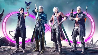 Devil May Cry 5 - Combo Mad Vergil, Dante, Nero, V