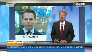 Christoph Röckerath mit Einschätzungen zur Vorstandsitzung der CSU am 16.10.2017