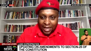 Parliament to initiate and introduce legislation amending Section 25 of the Constitution: Shivambu