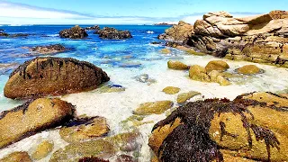 Liquid Therapy: 6 Hours of Beautiful Rock Beach Waves & Blue Waters From California (4K Video)