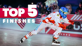 Top 5 Finishes Of Red Bull Crashed Ice 2017