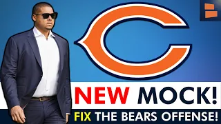 Chicago Bears Mock Draft With 2 BLOCKBUSTER Trades…FIX THE OFFENSE! | 2024 NFL Mock Draft