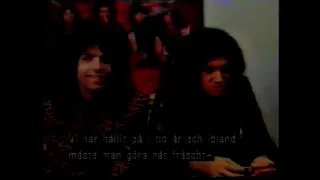 KISS - Paul Stanley & Gene Simmons on Barnjournalen from Sweden - 1983