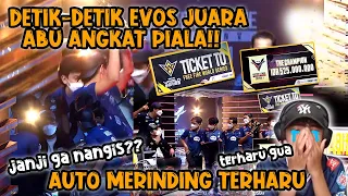 DETIK DETIK EVOS JUARA AUTO TERHARU MR.05 KASIH PIALA KE ABU!!