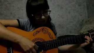 Девушка поёт под гитару Мельница (Хелависа)-Сонный рыцарь (cover)
