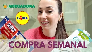 SUPER COMPRA Semanal LIDL y MERCADONA con PRECIOS 💵 Notonlymake Up