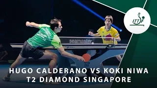 Hugo Calderano vs Koki Niwa | T2 Diamond 2019 Singapore (R16)