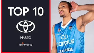 Ngouoma despega y se apodera del Top10 Toyota de marzo | Liga Endesa 2022-23