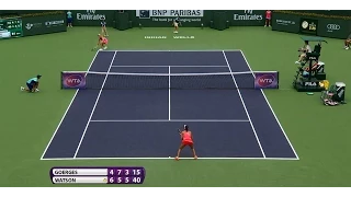 2015 BNP Paribas Open Women's Wednesday Highlights