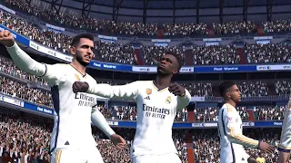 efootball 2024 - Real Madrid vs  Atletico Madrid |  santiago bernabeu new stadium 2023-24 La Liga