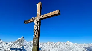 Summit from Klein Matterhorn 3'883 m in Matterhorn Glacier Paradise