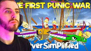 The First Punic War - OverSimplified Part 1 (REACTION)