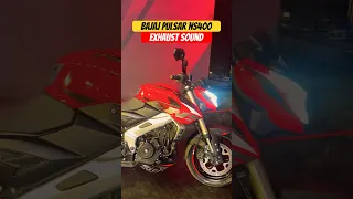 Bajaj Pulsar NS400 Exhaust Sound | BikeWale #shorts #pulsarns400