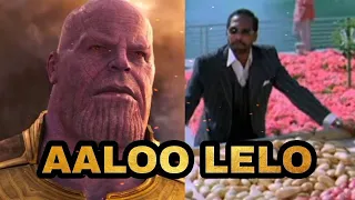 AALOO LELO X THANOS. Welcome X  Avengers Infinity War. DM STUDIOZ.