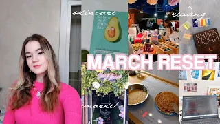 MARCH RESET: spring goals, selfcare, local market & more!
